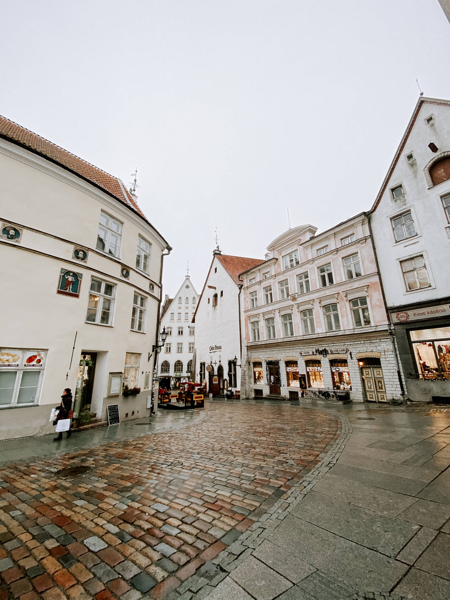 Estonia Tallinn Town Hall Background