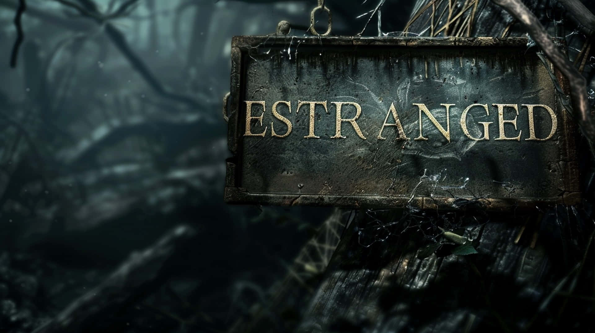 Estranged Signin Forest Fog Background