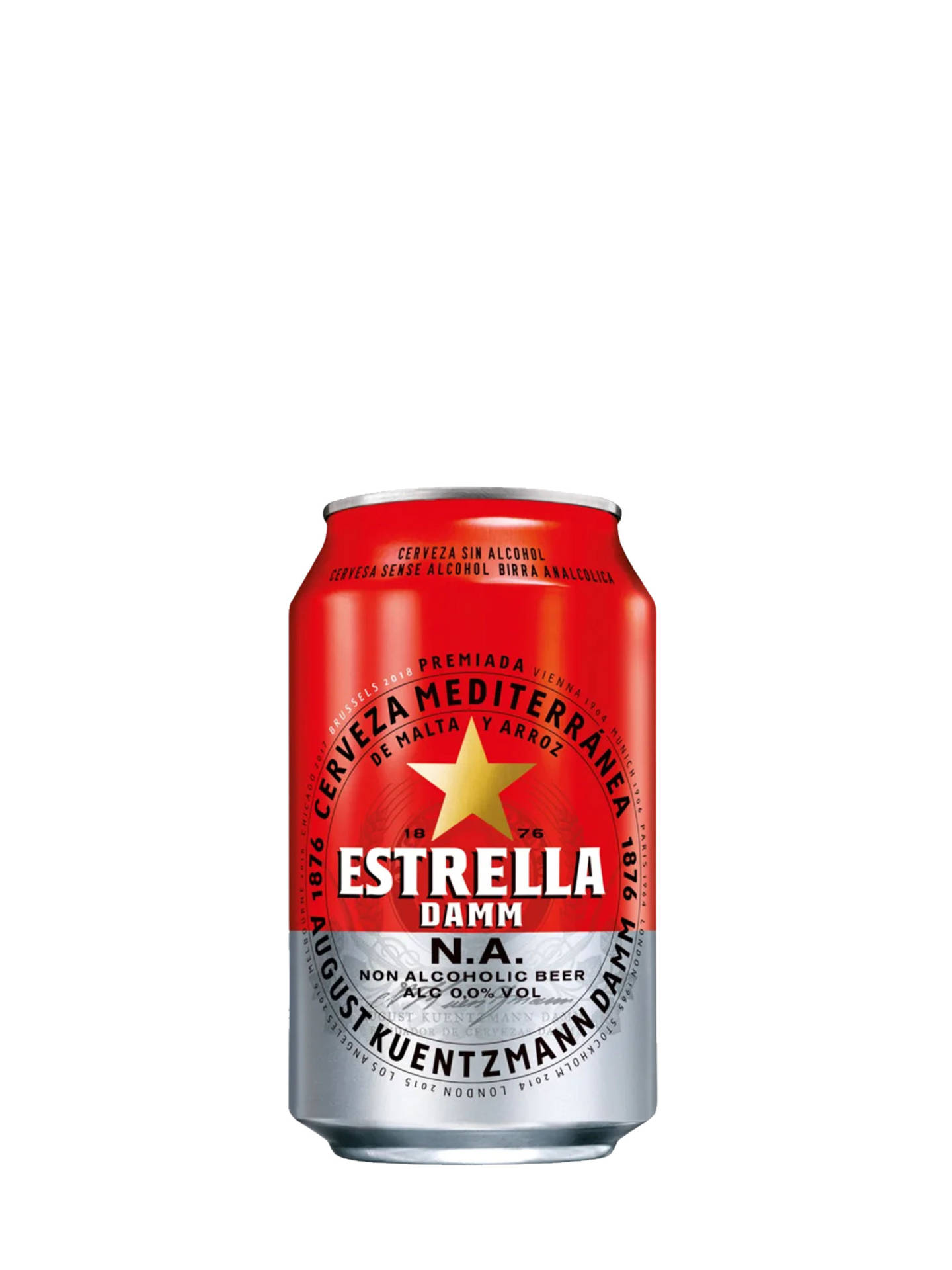 Estrella Damm Non-alcoholic Lager Beer Background