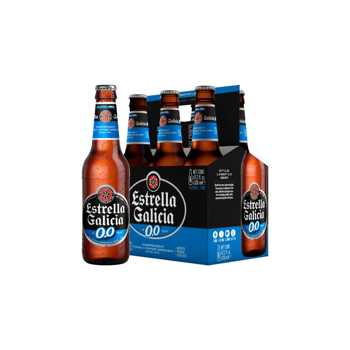 Estrella Galicia Zero Alcohol Background