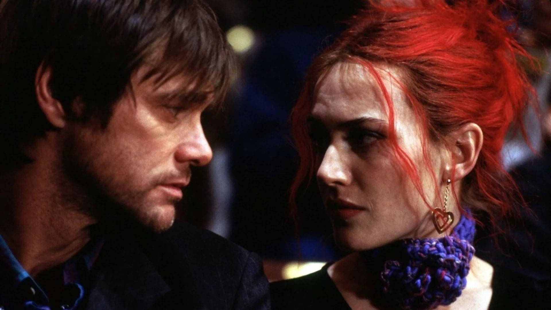 Eternal Sunshine Of The Spotless Mind Couple Stare Scene Background