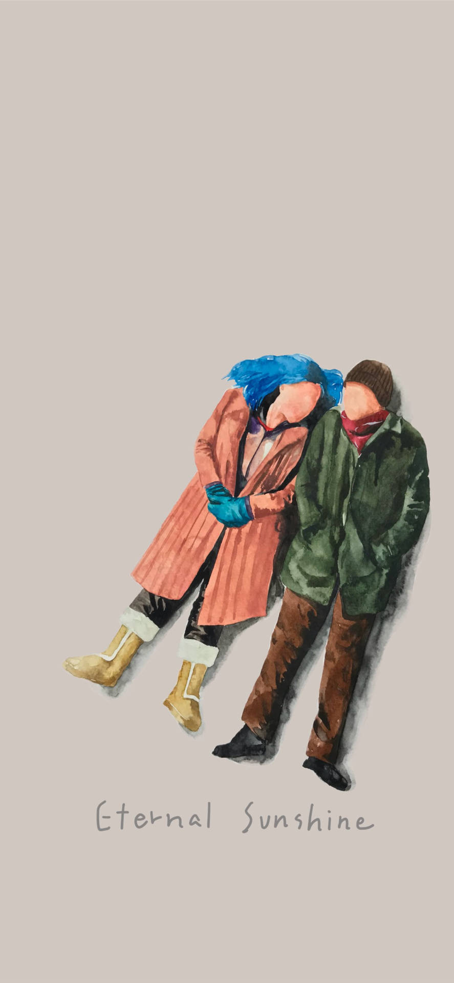 Eternal Sunshine Of The Spotless Mind Watercolor Art Background