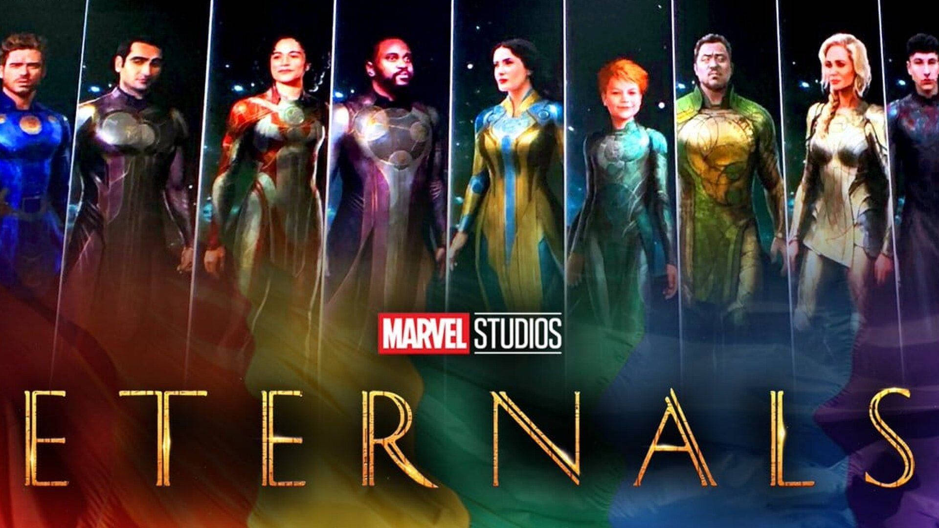 Eternals Comic Characters Poster Background