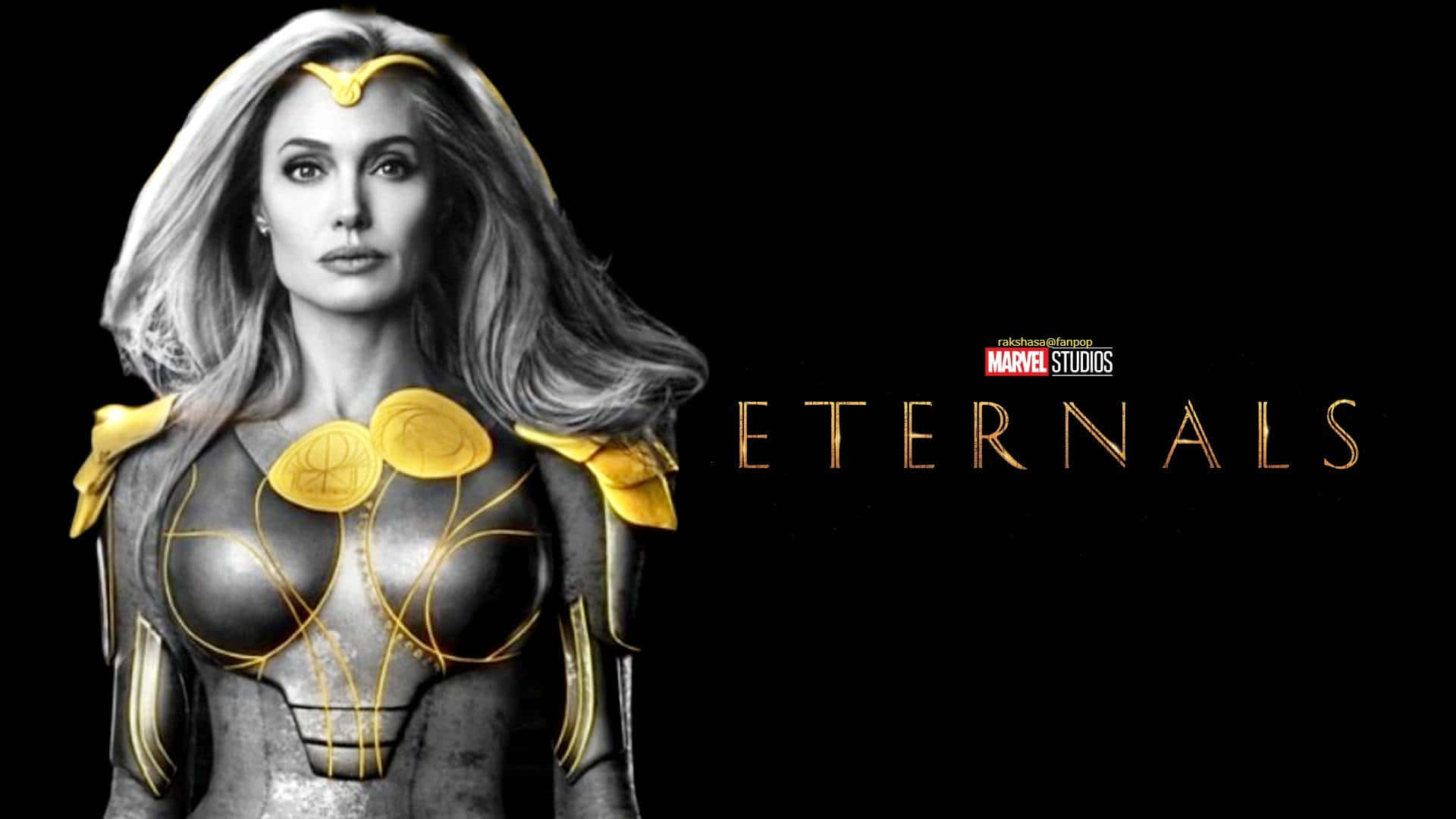 Eternals Movie Thena Aesthetic Poster Background