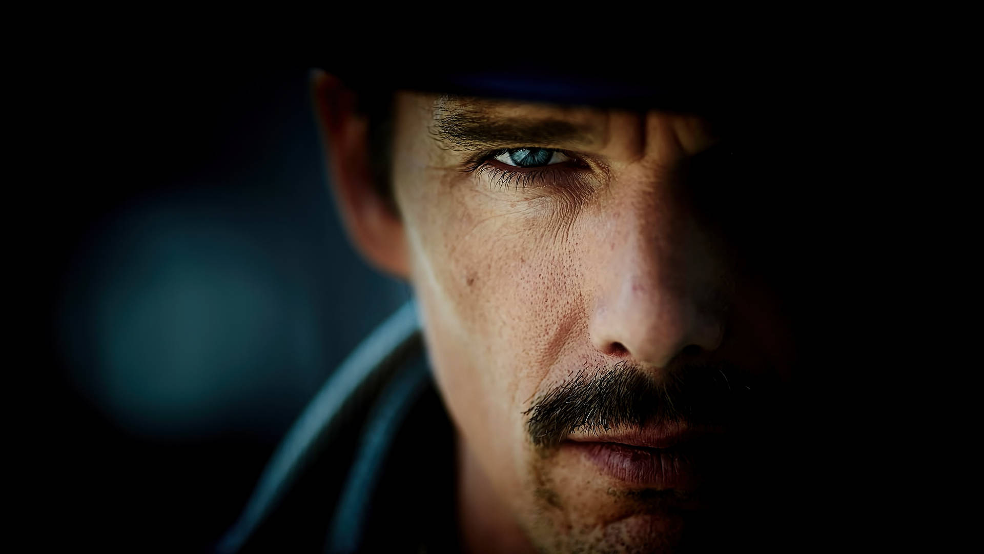 Ethan Hawke In A Thriller Scene From The Movie - Predestination Background