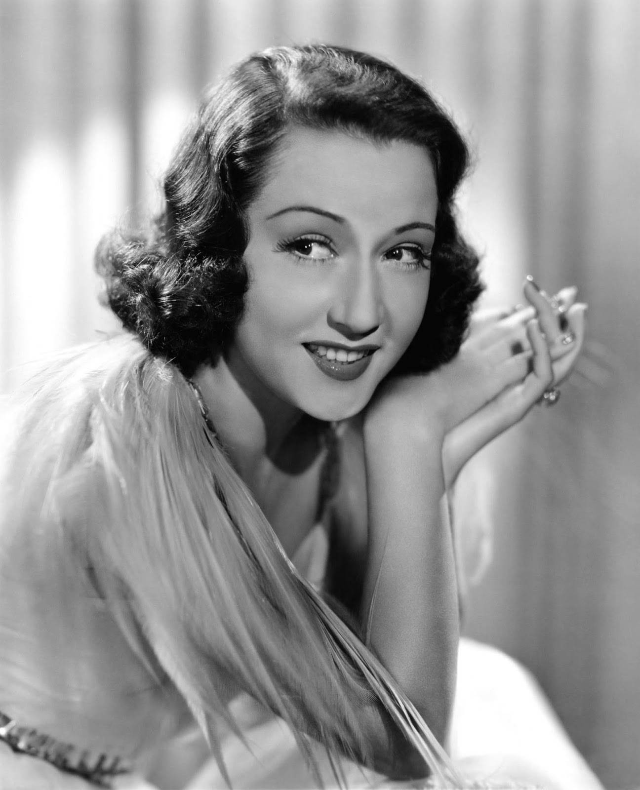 Ethel Merman Classic Musical Actress Portrait Background