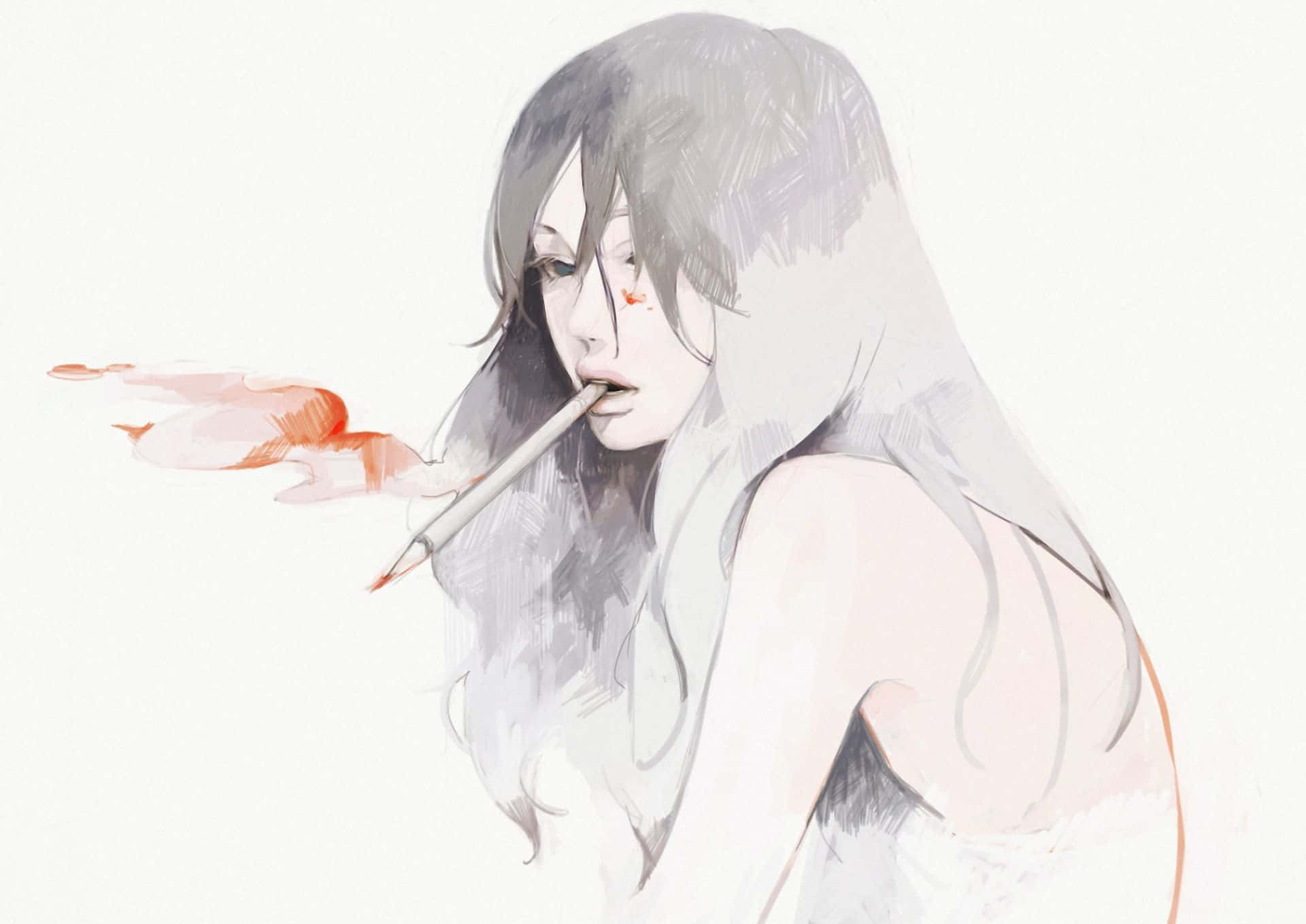 Ethereal Artistic Portrait Background