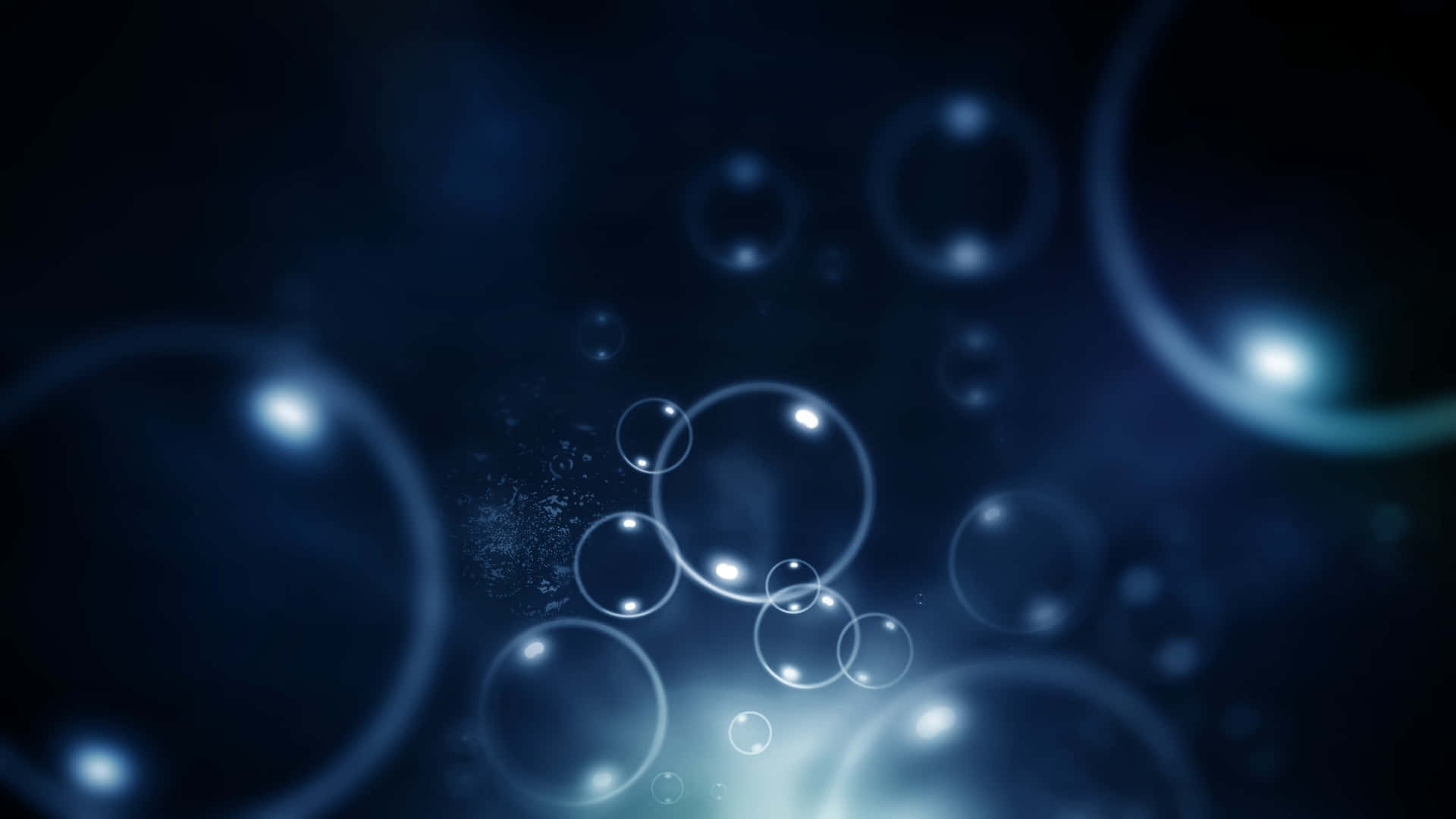 Ethereal_ Blue_ Bubbles_ Background Background