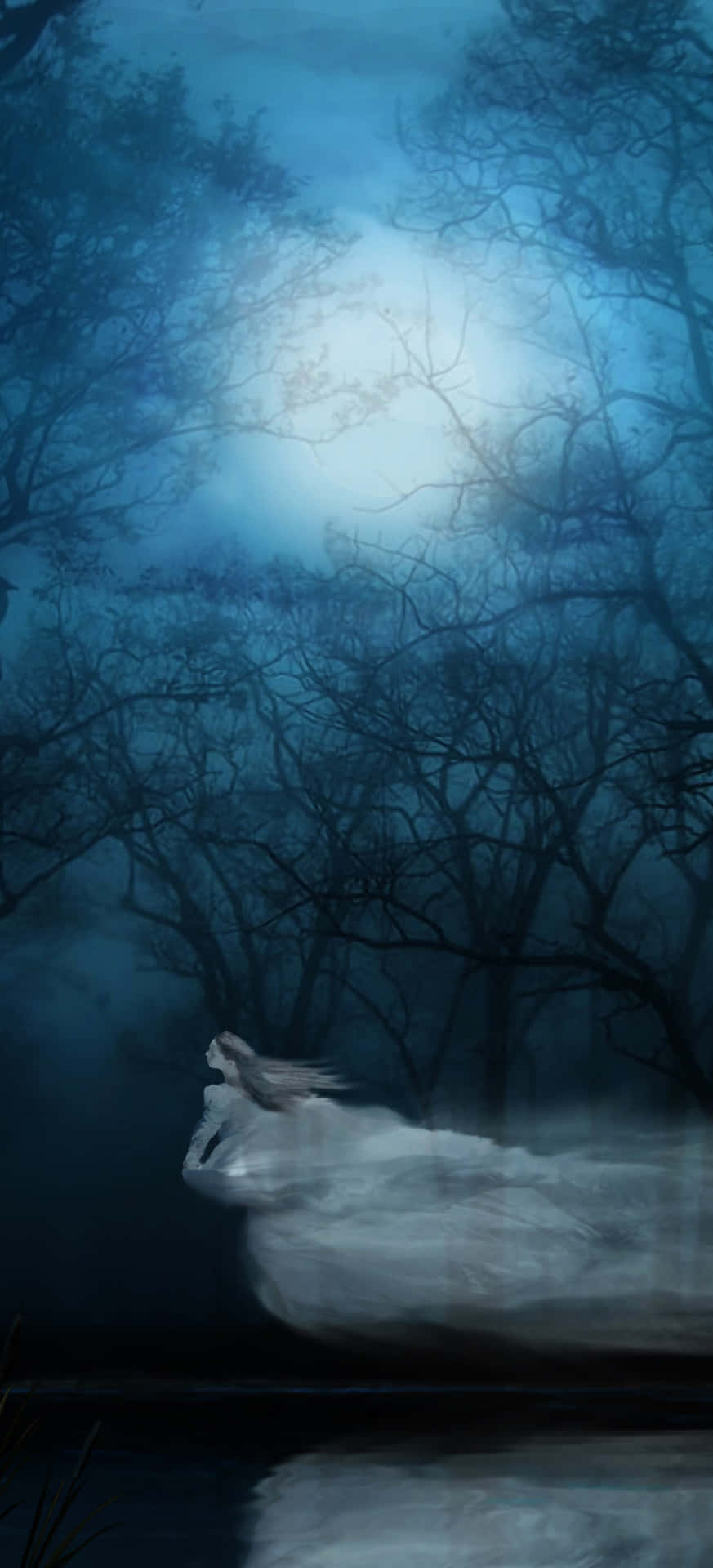 Ethereal Forest Apparition Background