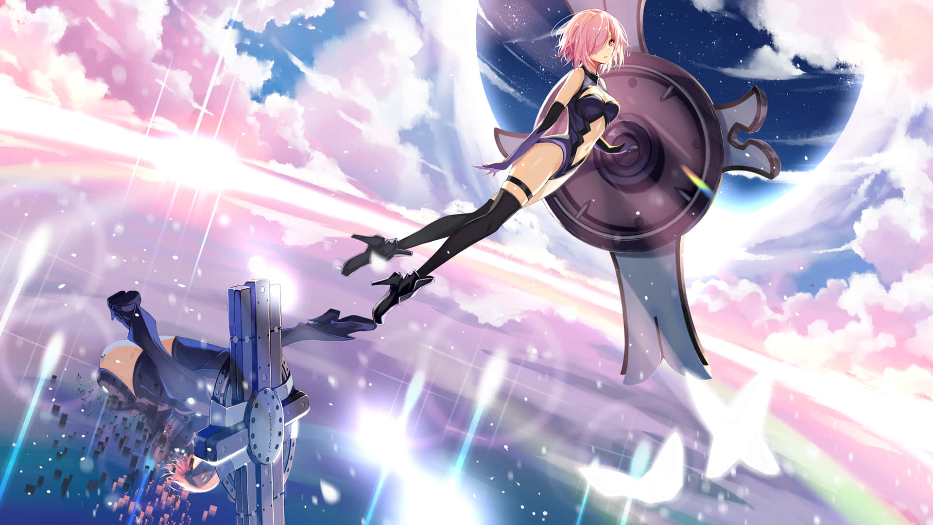 Ethereal_ Sky_ Dance_ Anime_2560x1440 Background