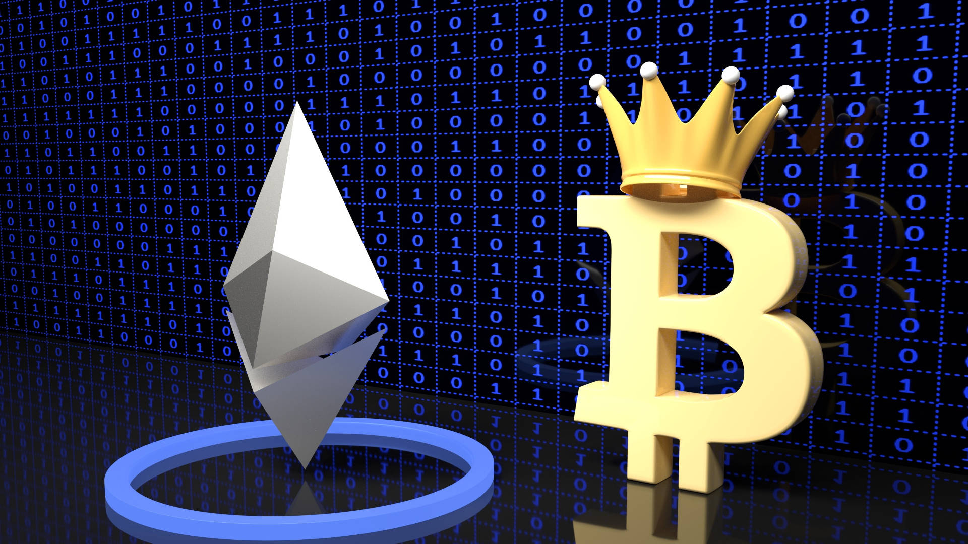 Ethereum And Bitcoin Background