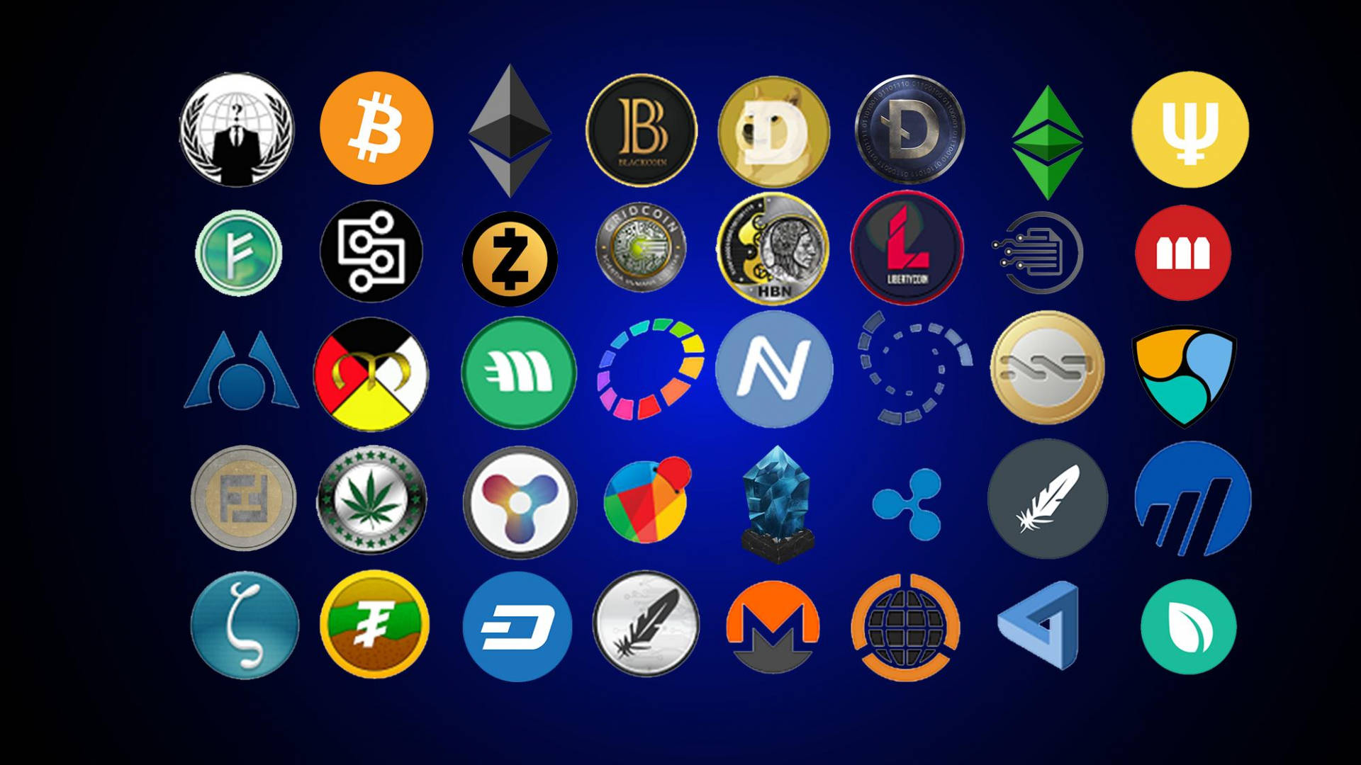 Ethereum Cryptocurrencies Icons