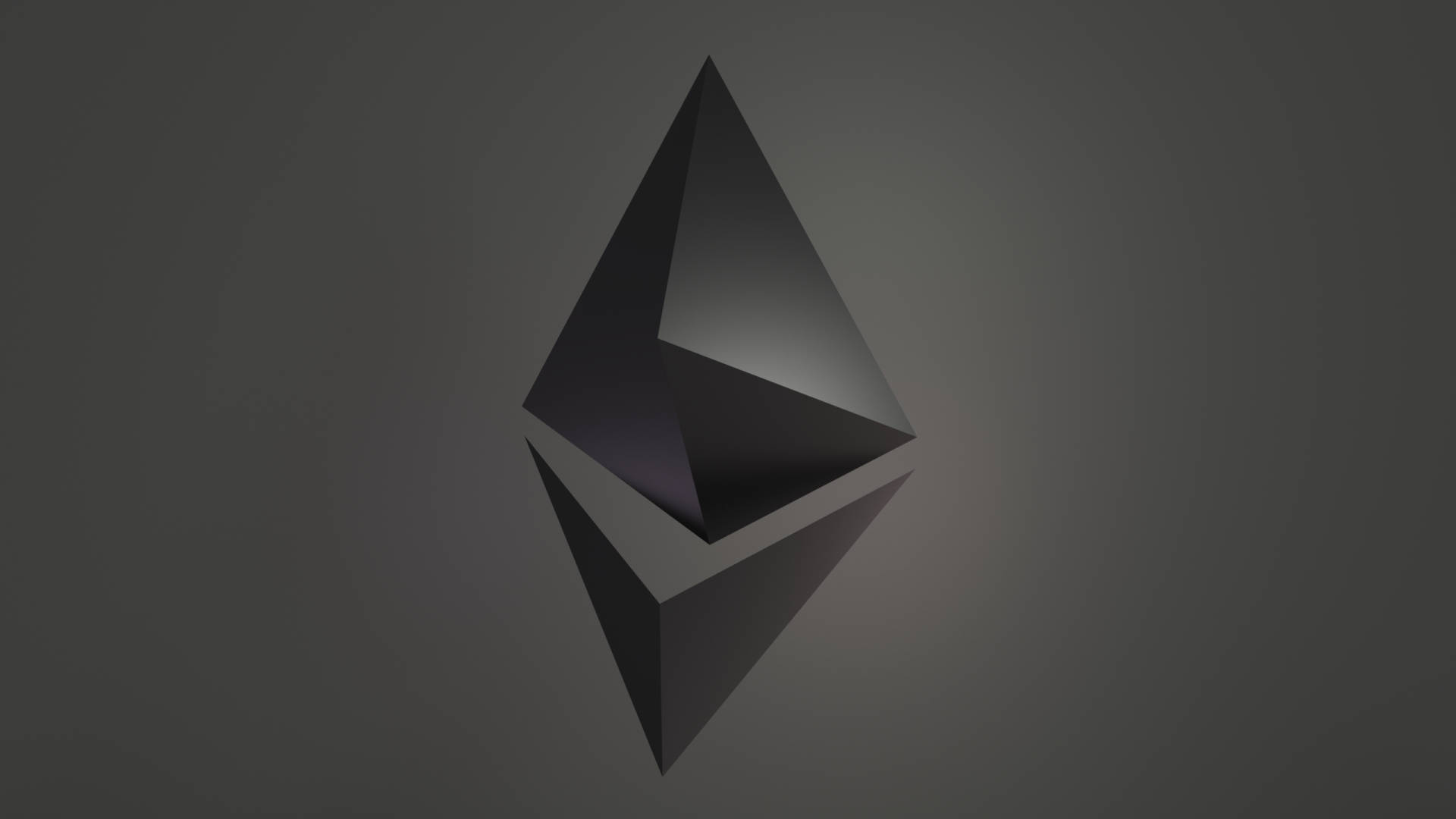 Ethereum Gray Icon Background