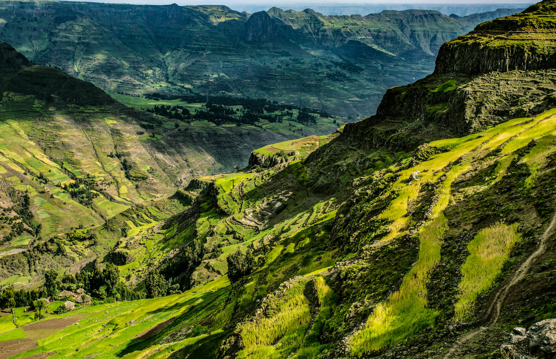 Ethiopia Highlands Simien Mountains Background