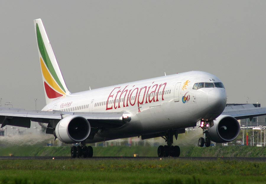 Ethiopian Airlines On The Runway