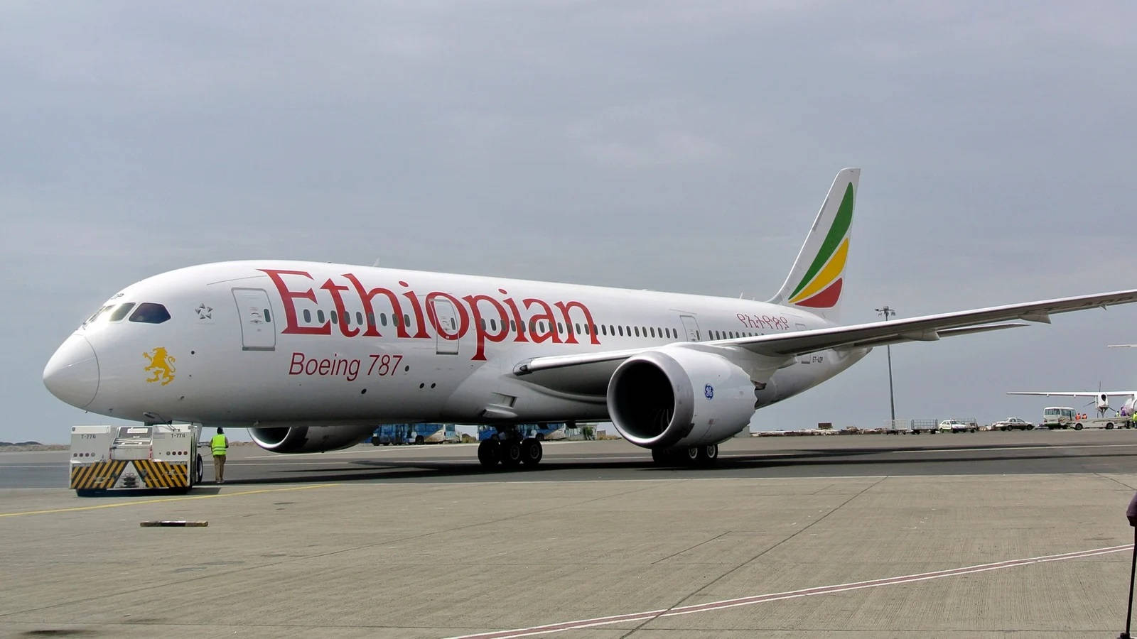 Ethiopian Airlines Plane On Airport