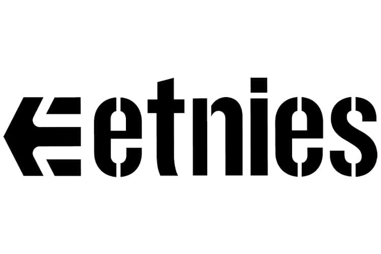 Etnies Logo On A White Background Background