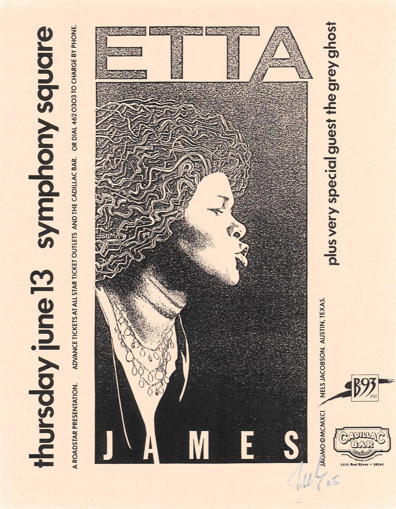 Etta James Concert Poster