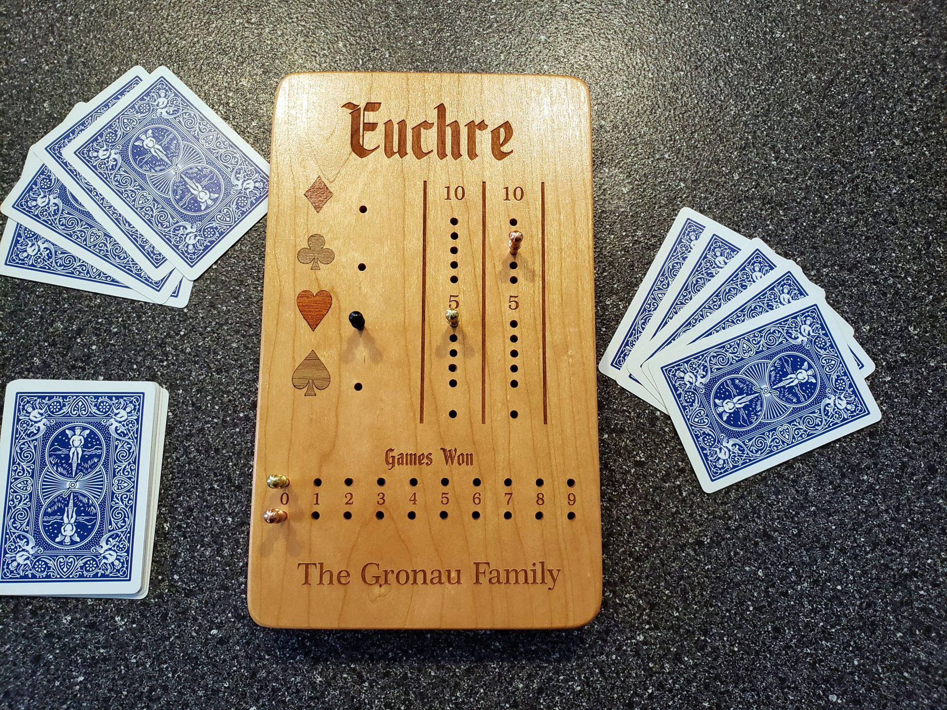 Euchre Card Game Set