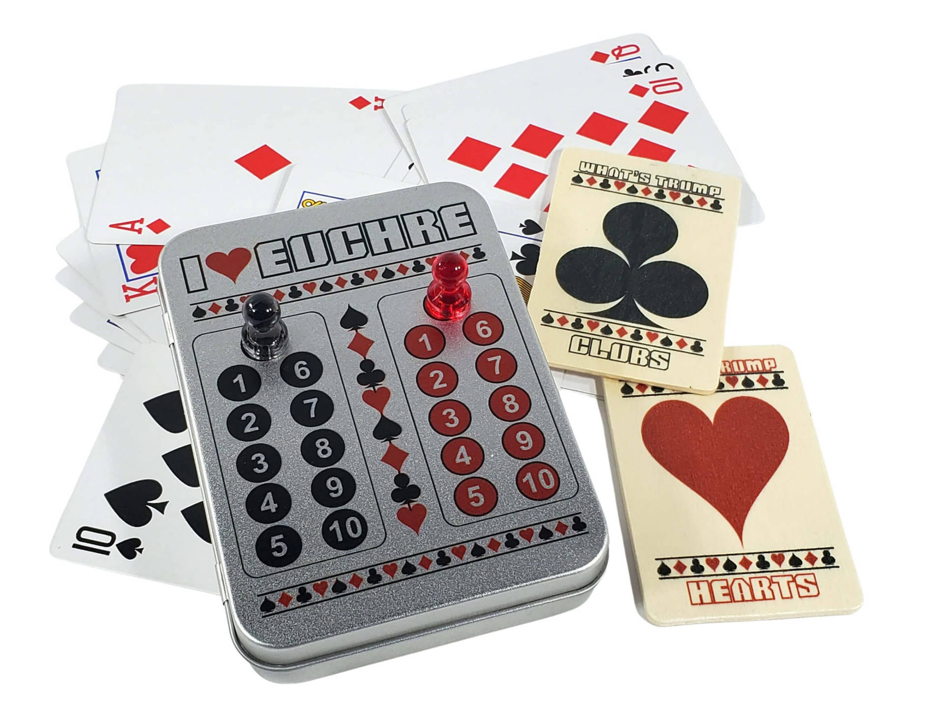 Euchre Card Game Set With Box