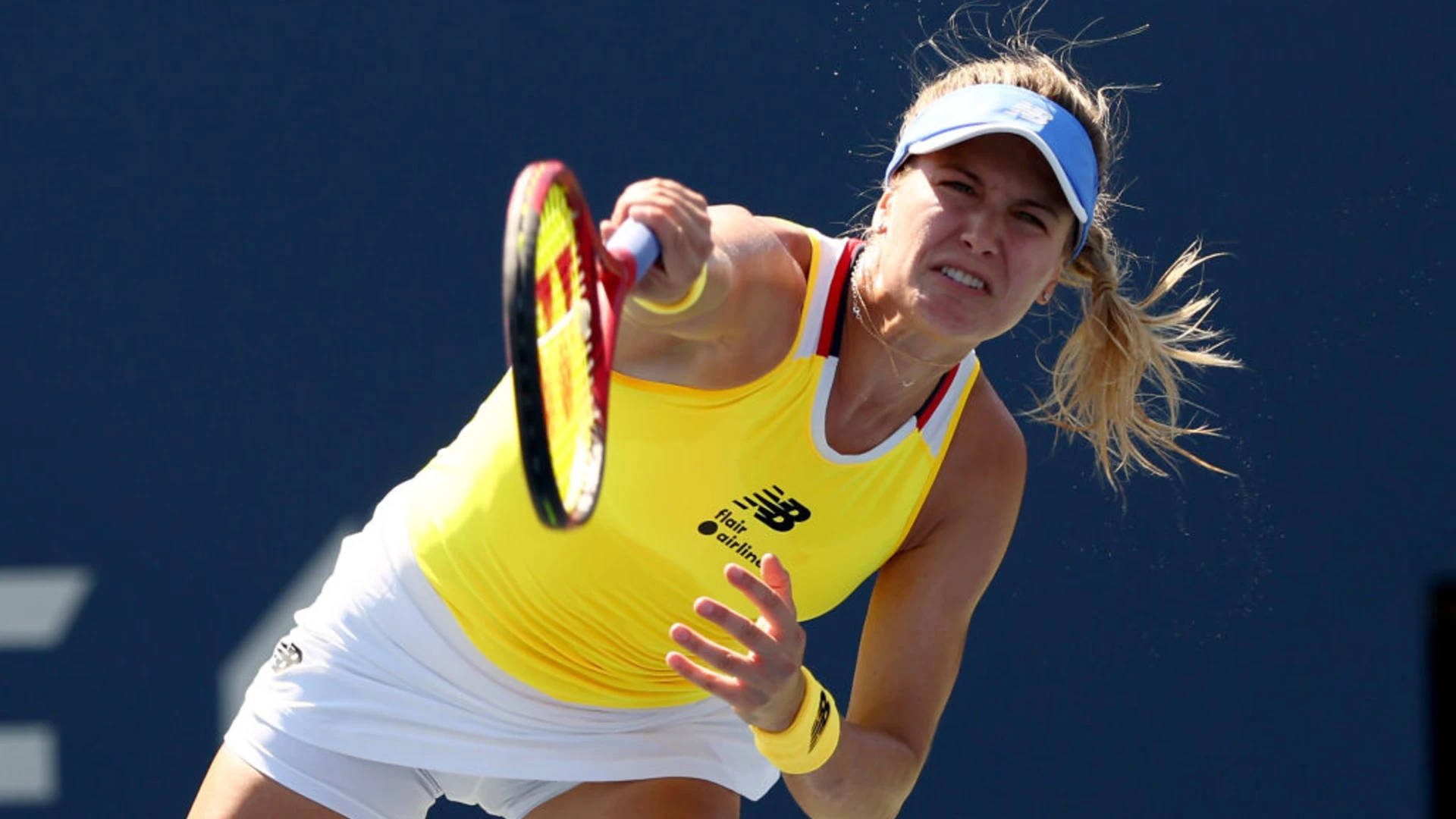 Eugenie Bouchard Playing Under The Sun