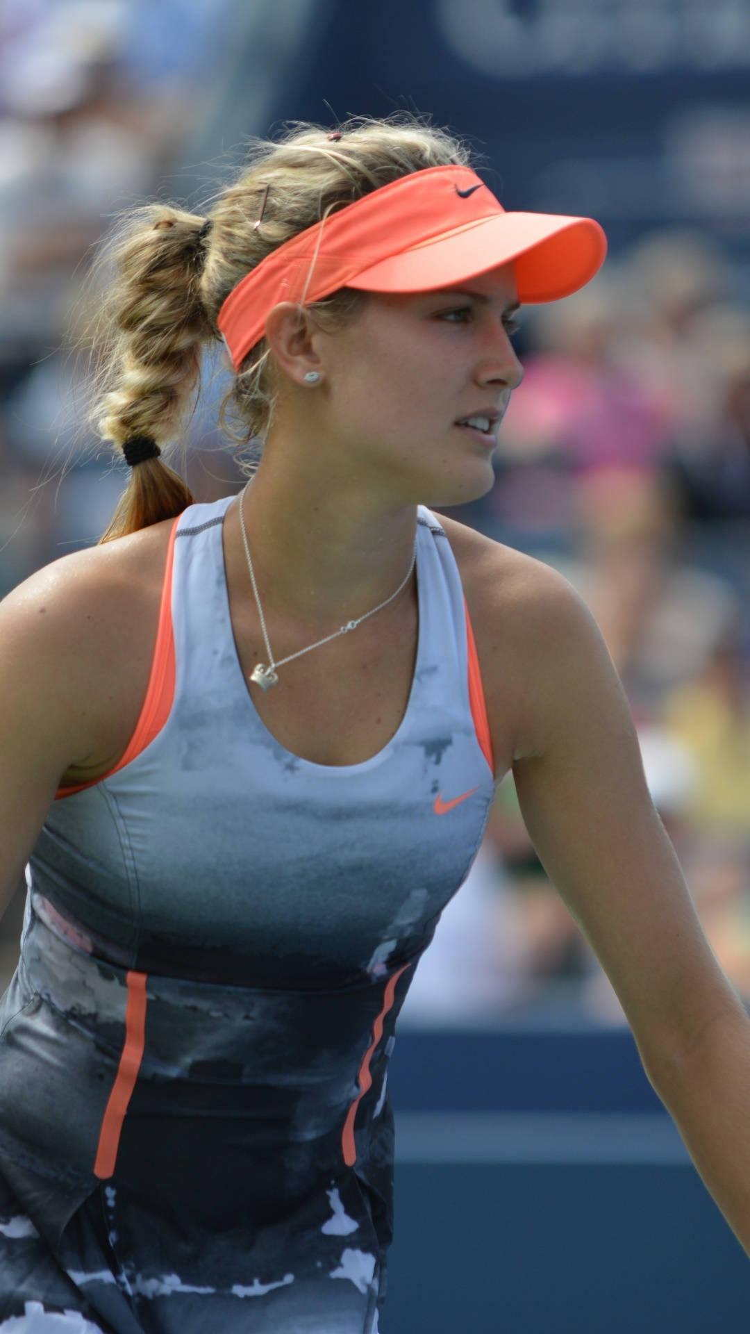 Eugenie Bouchard - Side Profile Background