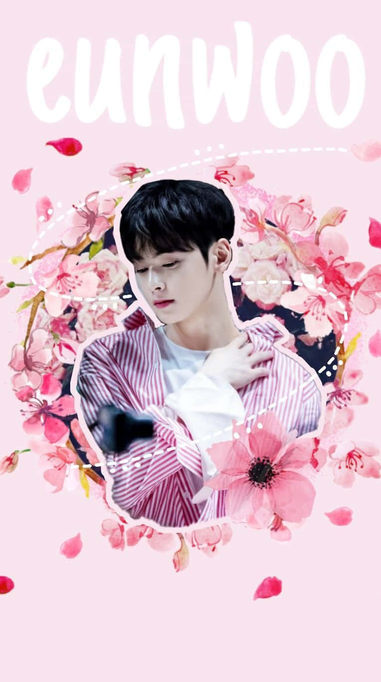 Eunwoo Floral Backdrop Background