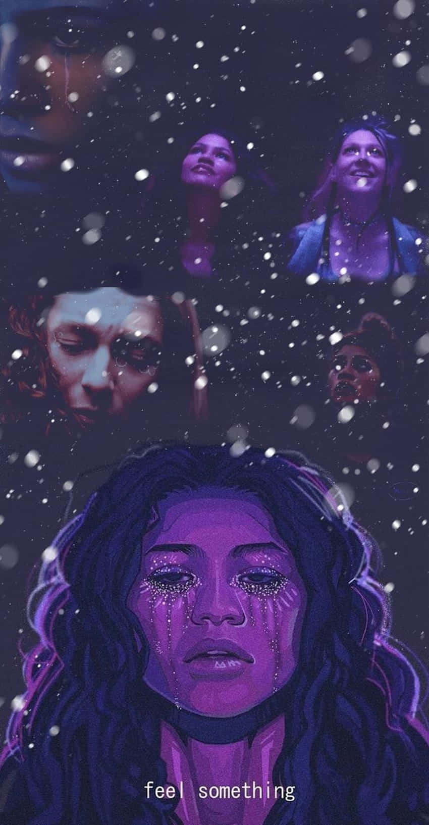 Euphoria Hbo Iphone With A Line Background