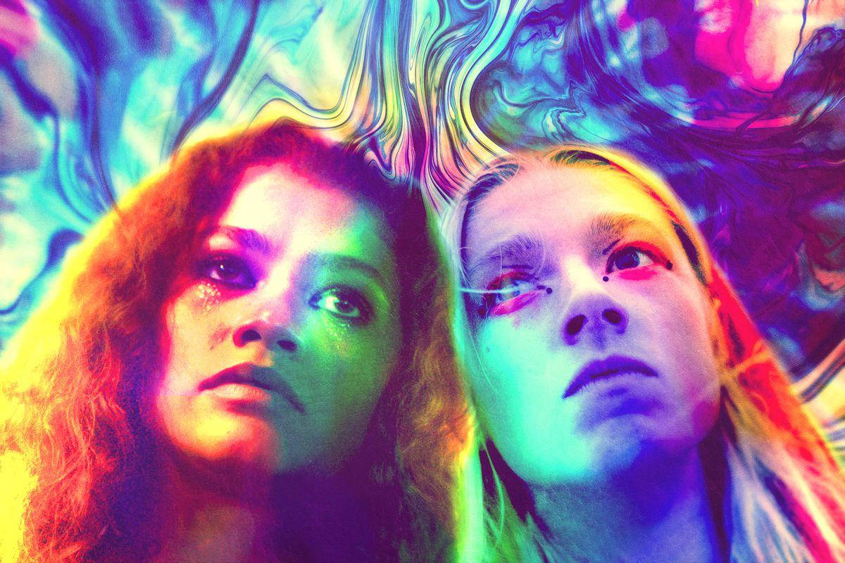 Euphoria Psychedelic Rue And Jules Background