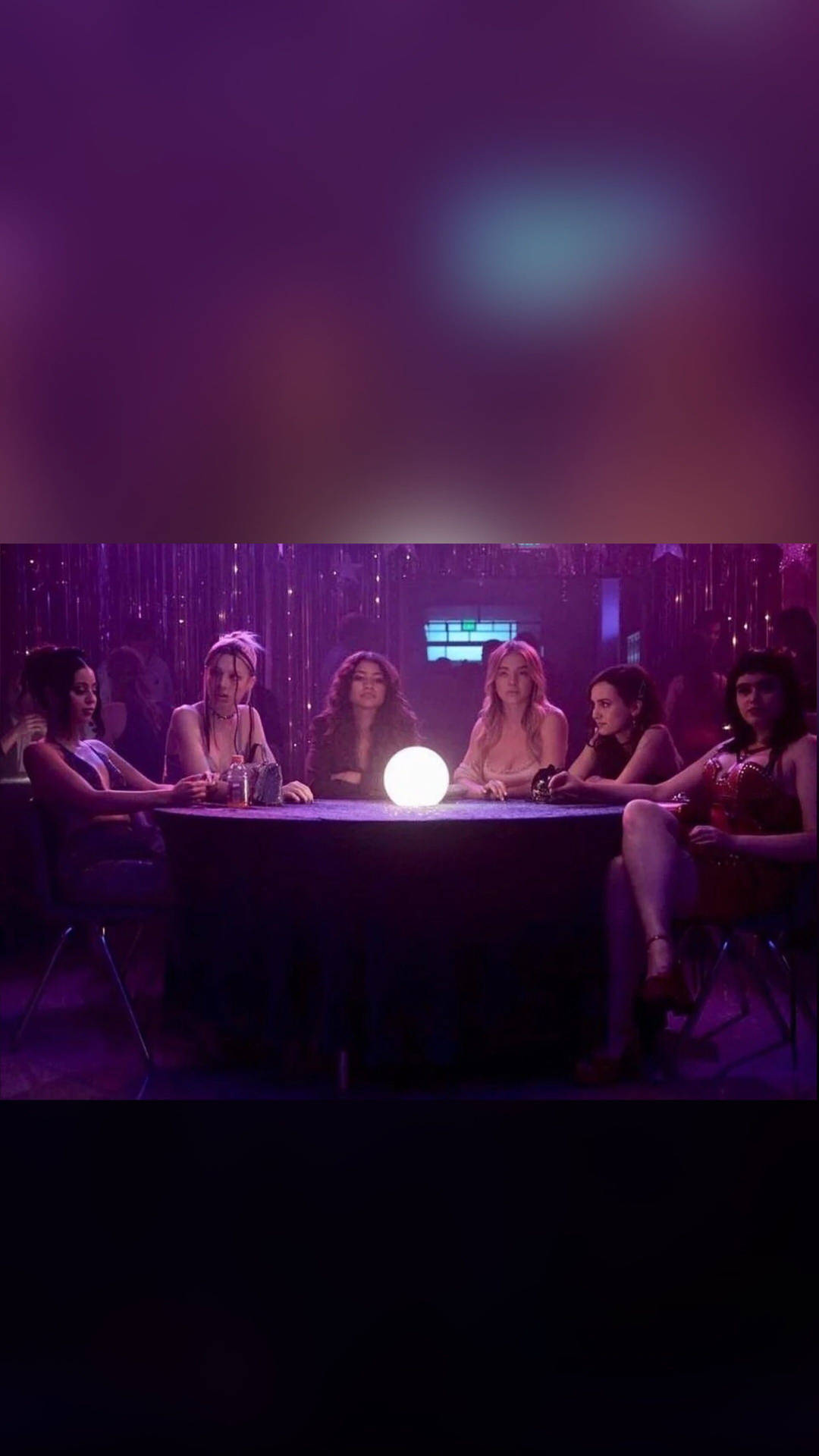 Euphoria Scene With Crystal Ball Background
