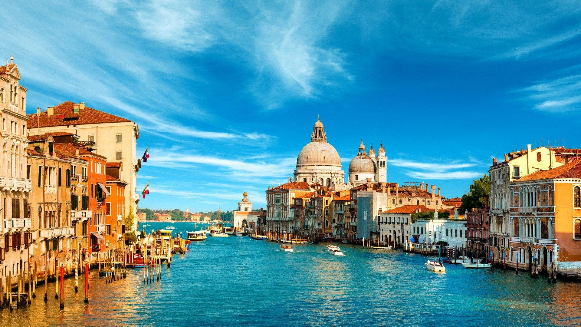 Europe Grand Canal Photograph Background