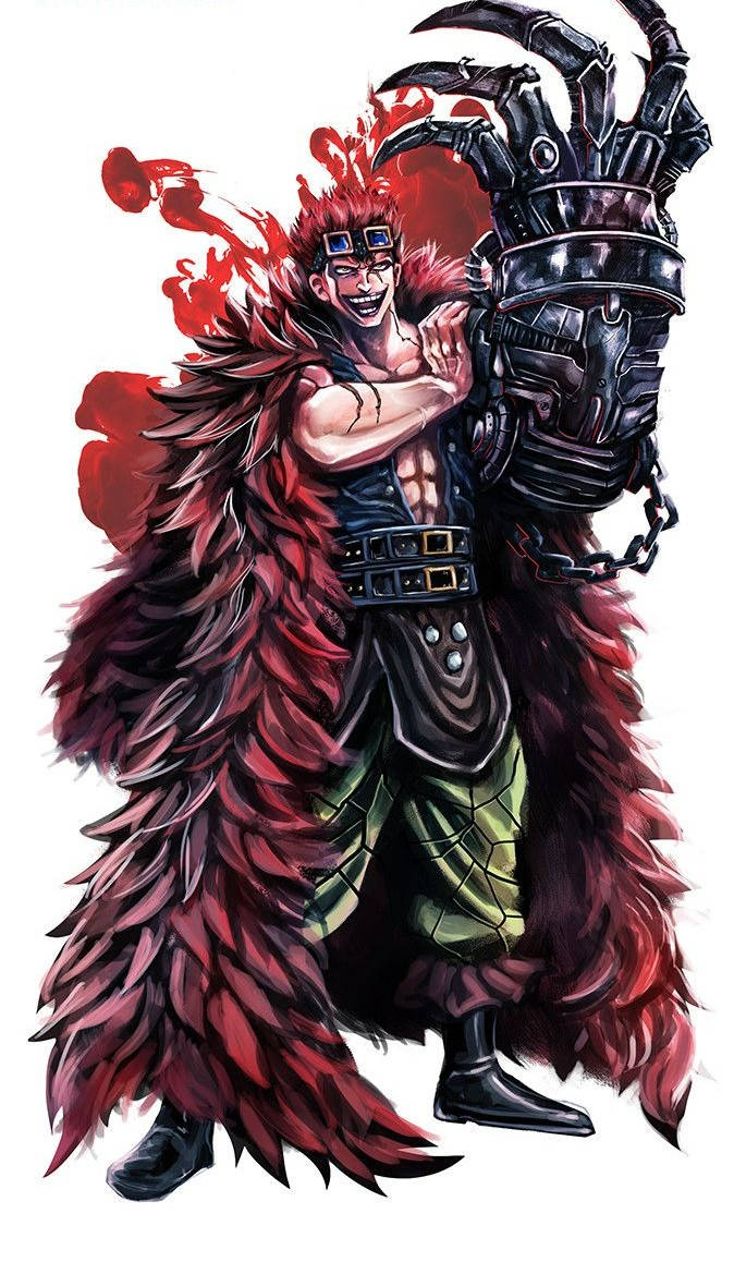 Eustass Kid Mechanical Arm Background