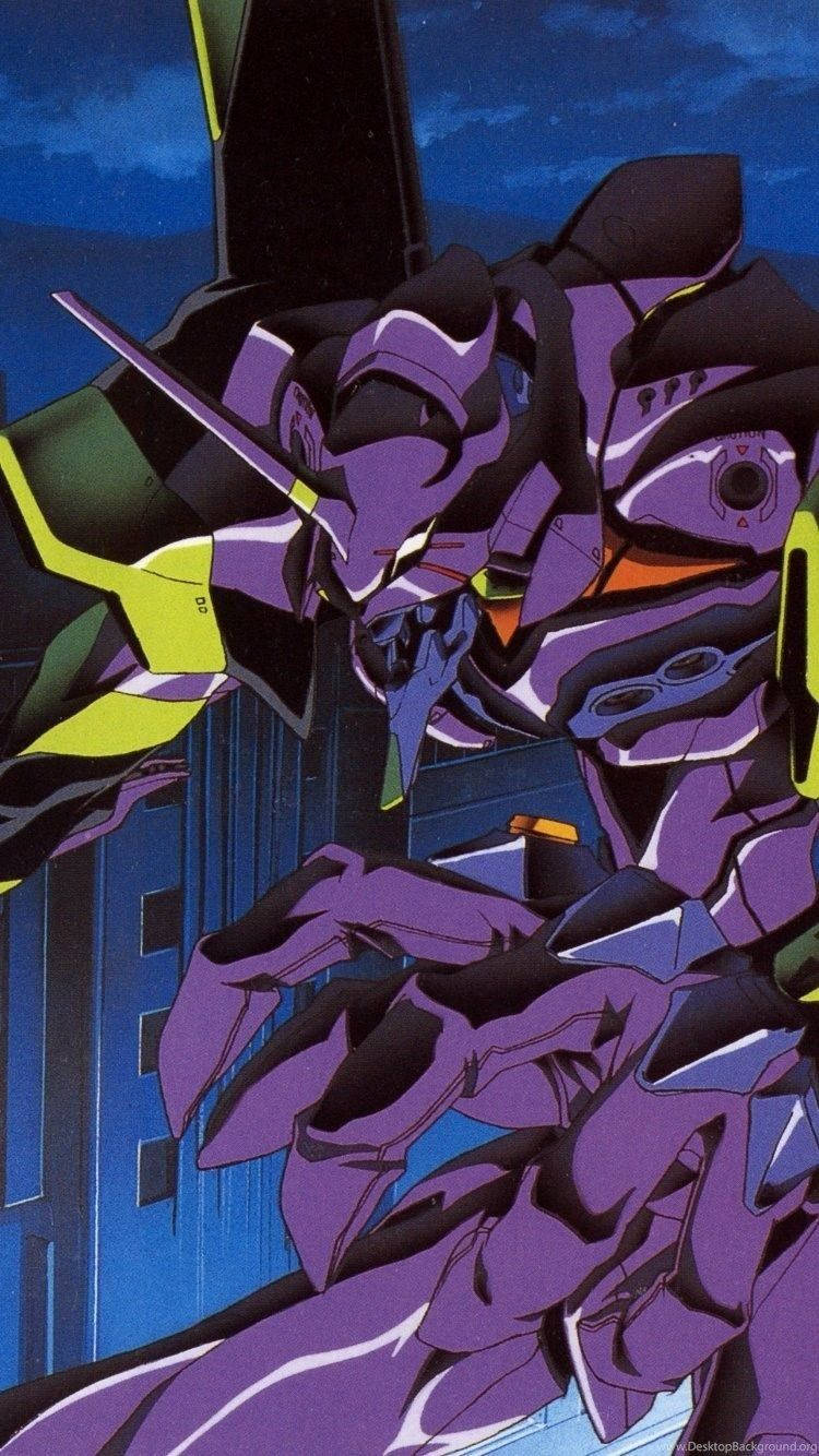 Eva-01 Evangelion Phone Background