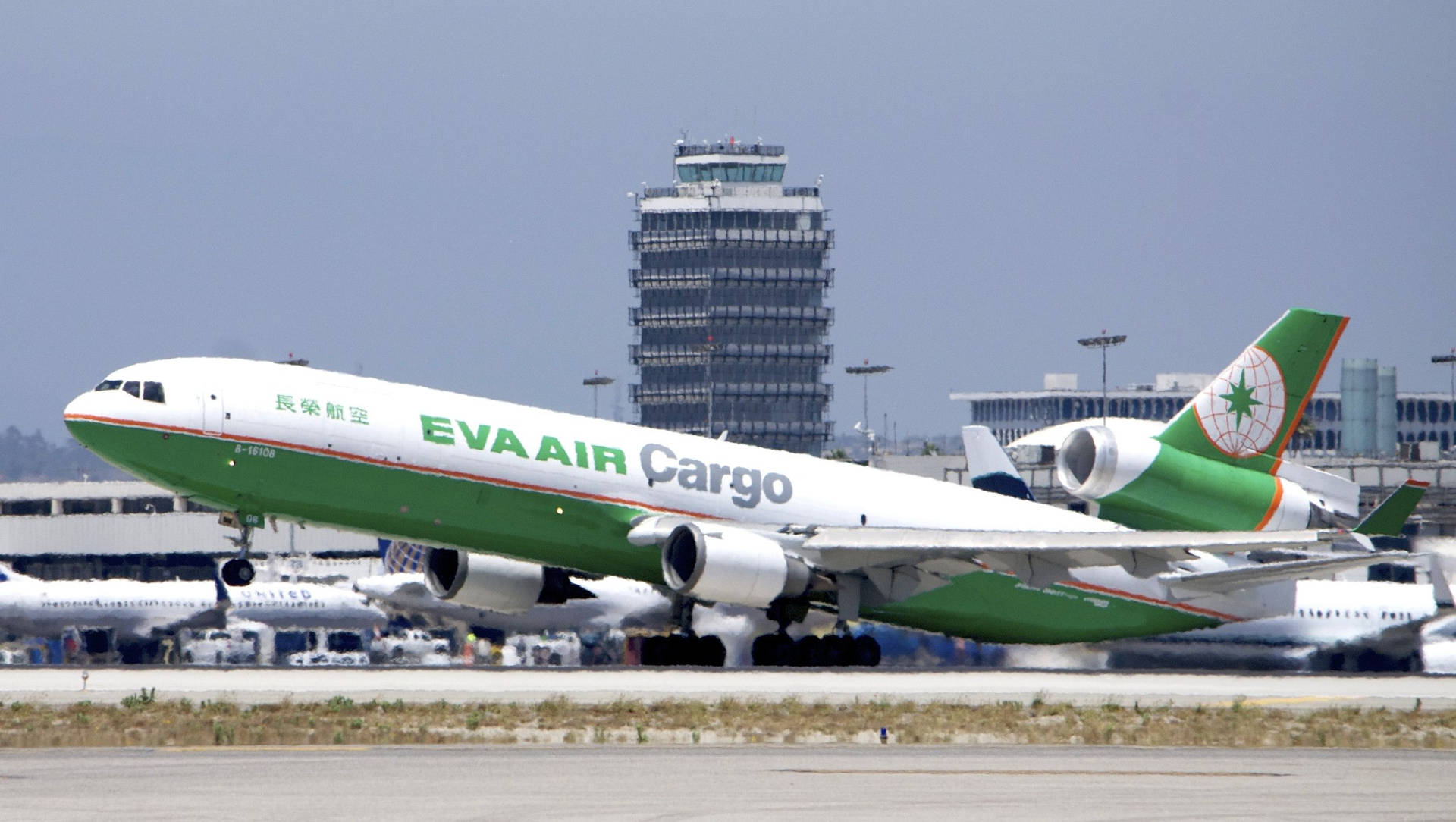 Eva Air Runway Background