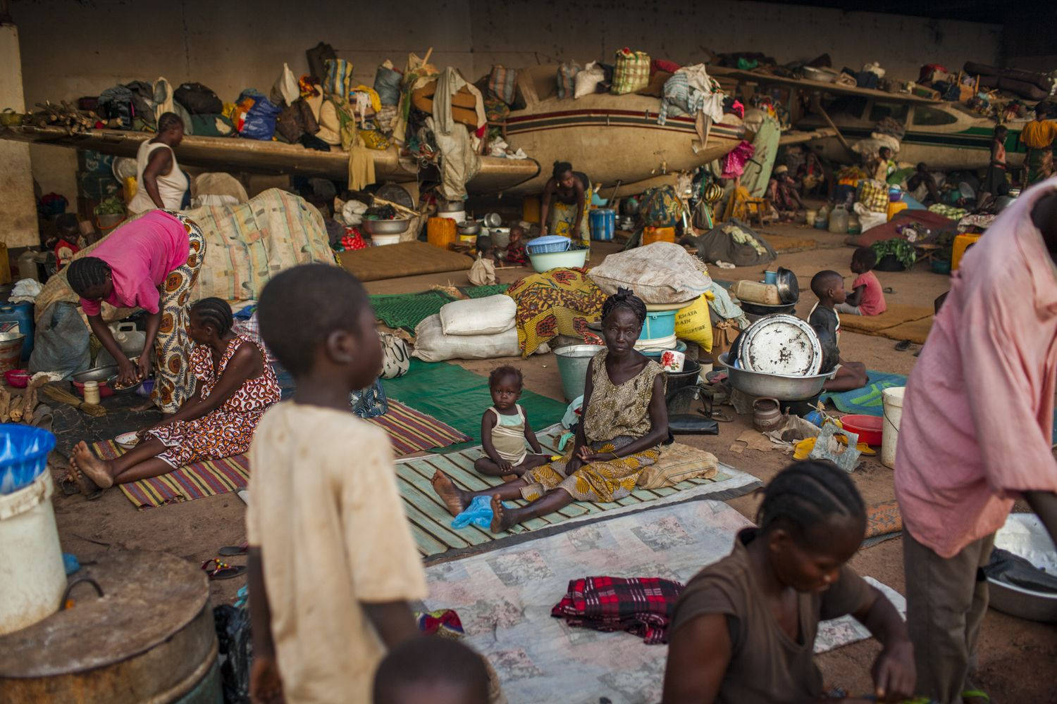 Evacuees In Central African Republic