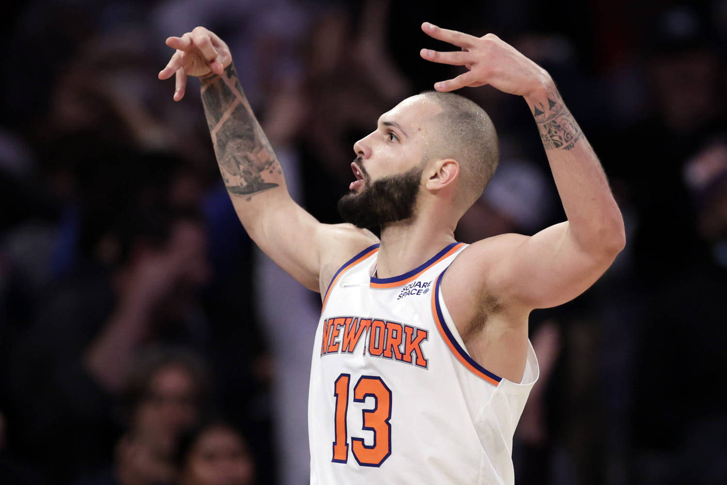 Evan Fournier Chicago Bulls Vs. New York Knicks Three Point