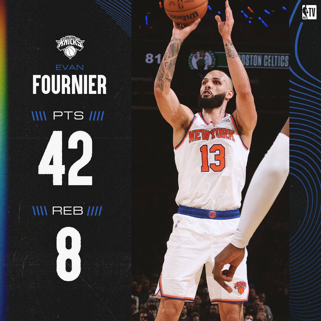 Evan Fournier New York Knicks Basketball Stats