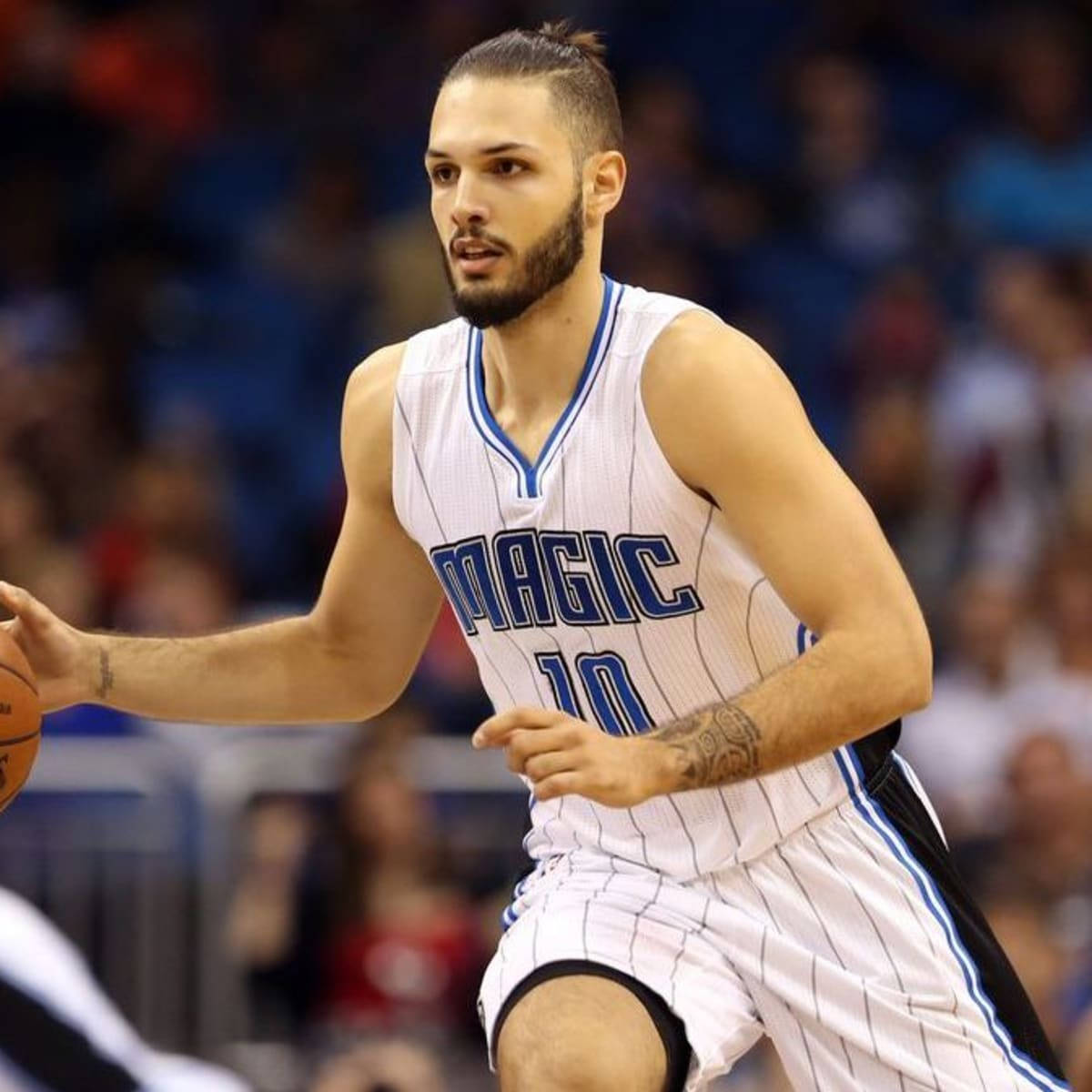 Evan Fournier Orlando Magic Vs. Philadelphia 76ers Background