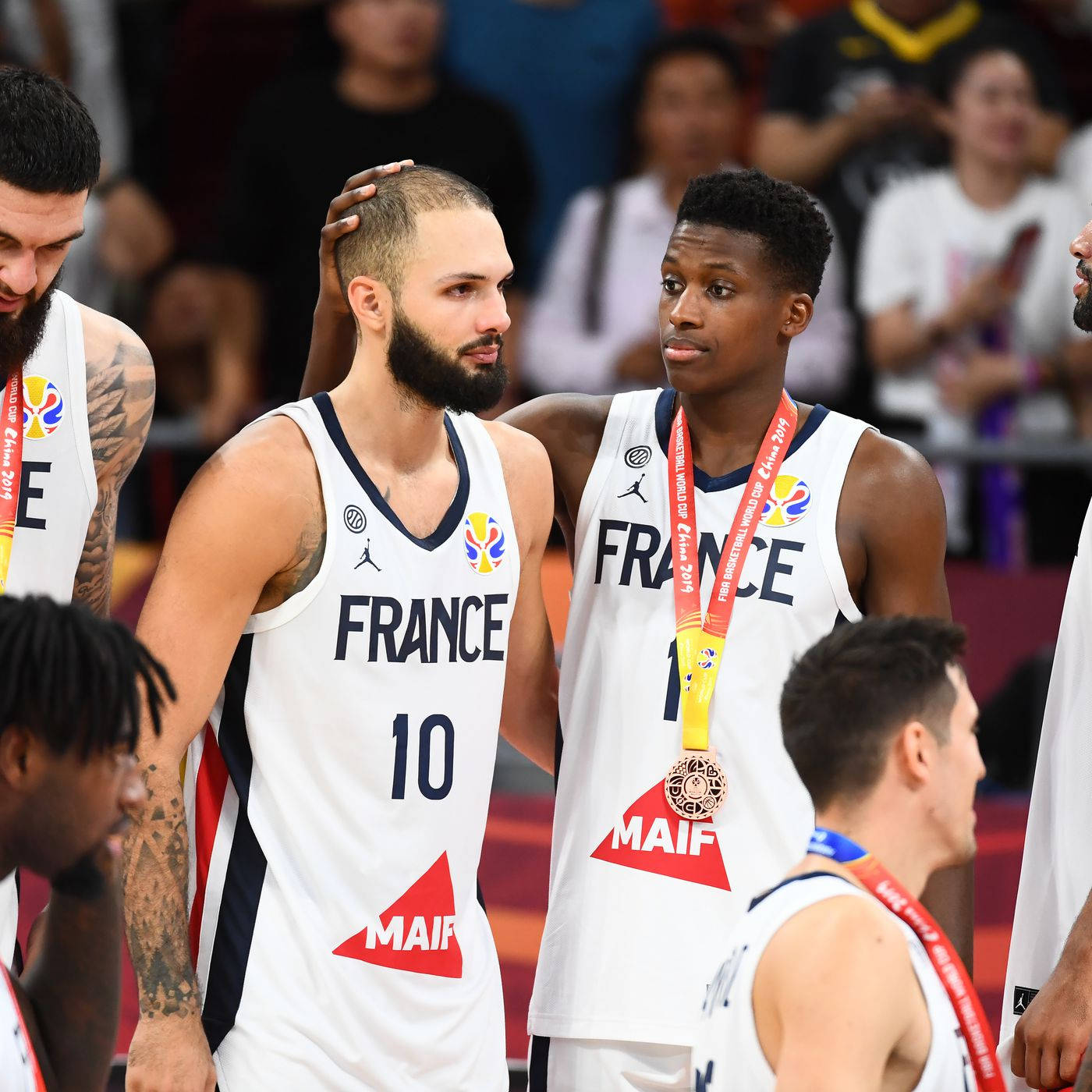 Evan Fournier Third Place France Vs. Australia Background