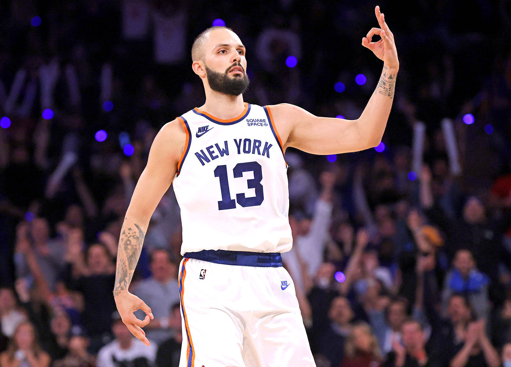 Evan Fournier Three Point Shot Celtics Vs. Knicks