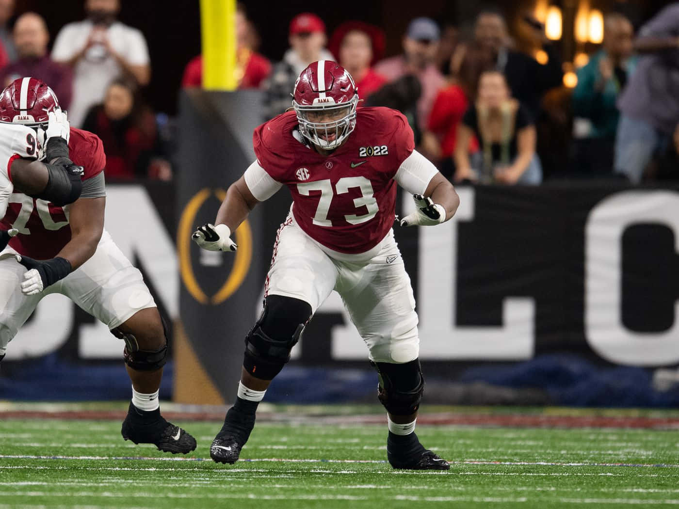 Evan Neal Offensive Tackle Giants Background