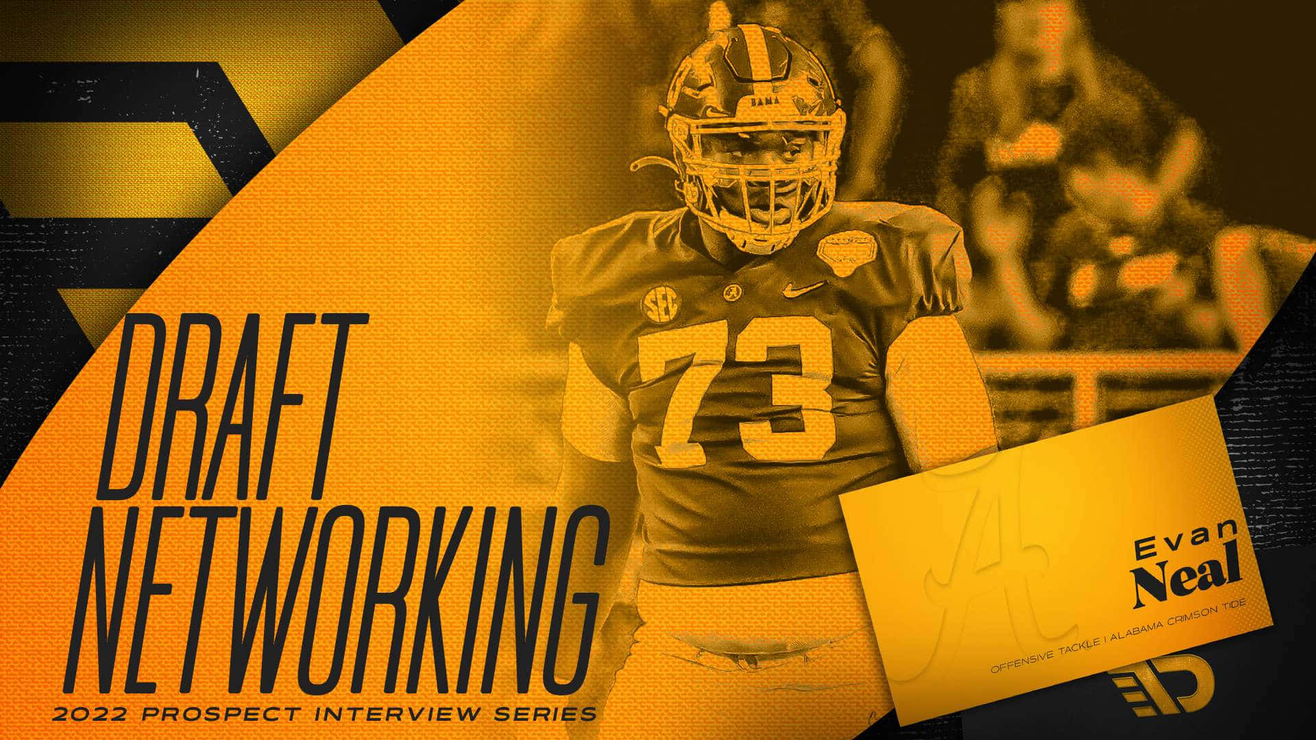 Evan Neal's Dazzling Digital Sketch Background