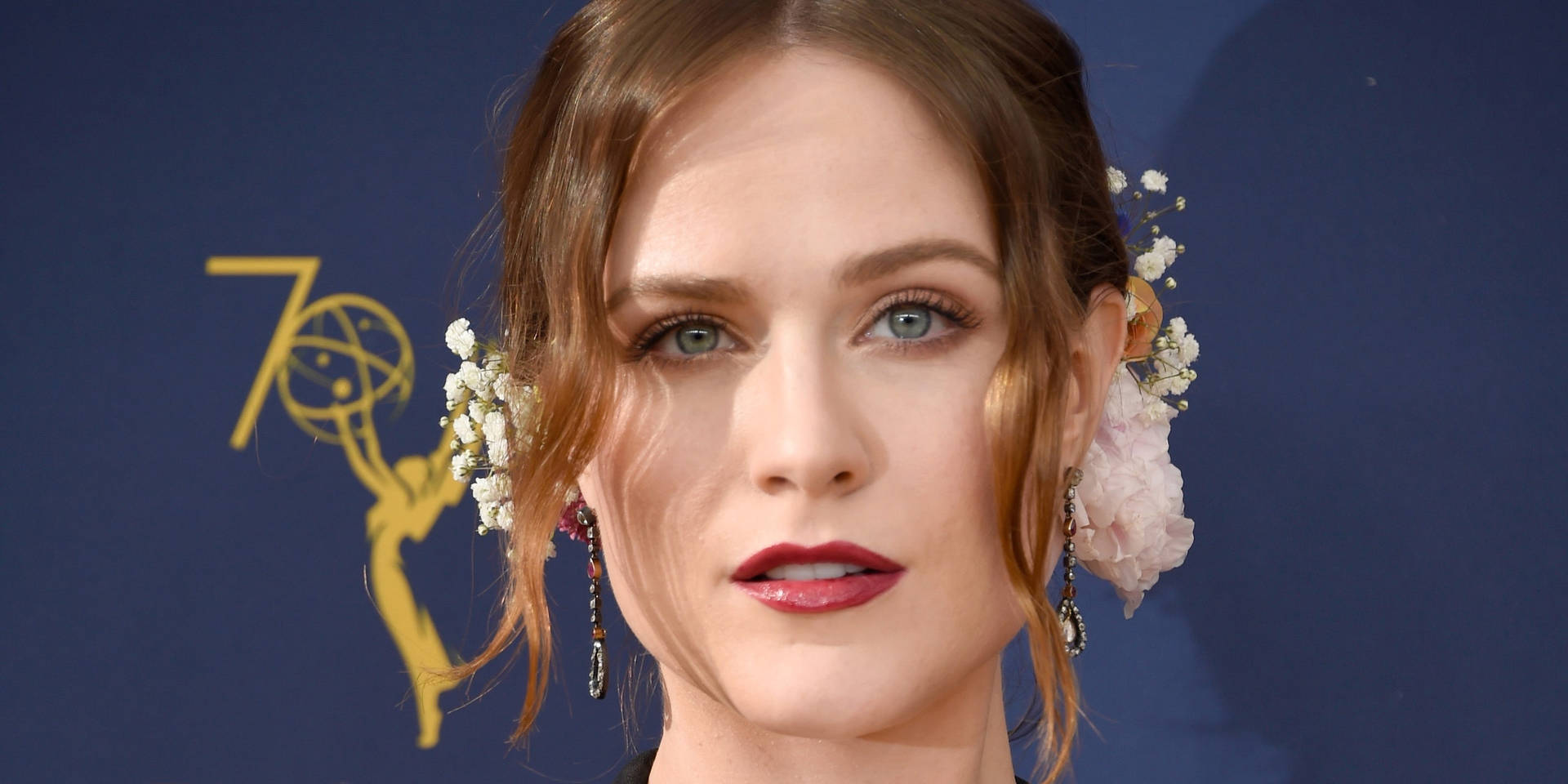 Evan Rachel Wood Beautiful Actress Emmy Awards Background