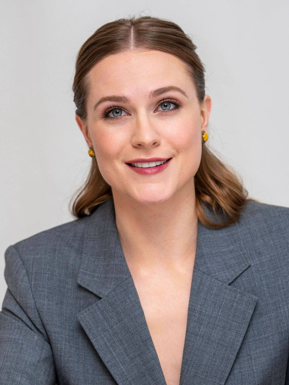 Evan Rachel Wood Smile Blazer Suit