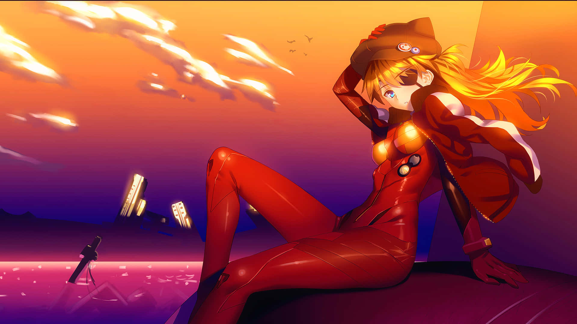 Evangelion Manga [wallpaper] Background