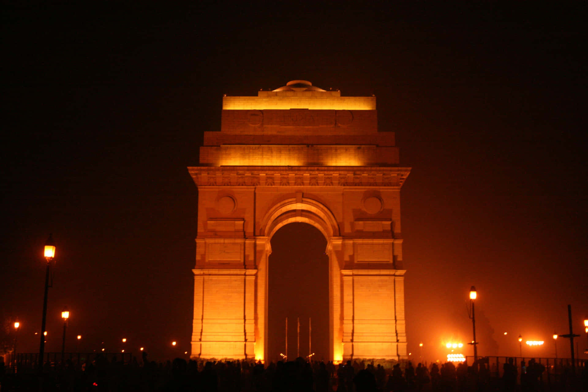 Evening Gateway To India Background