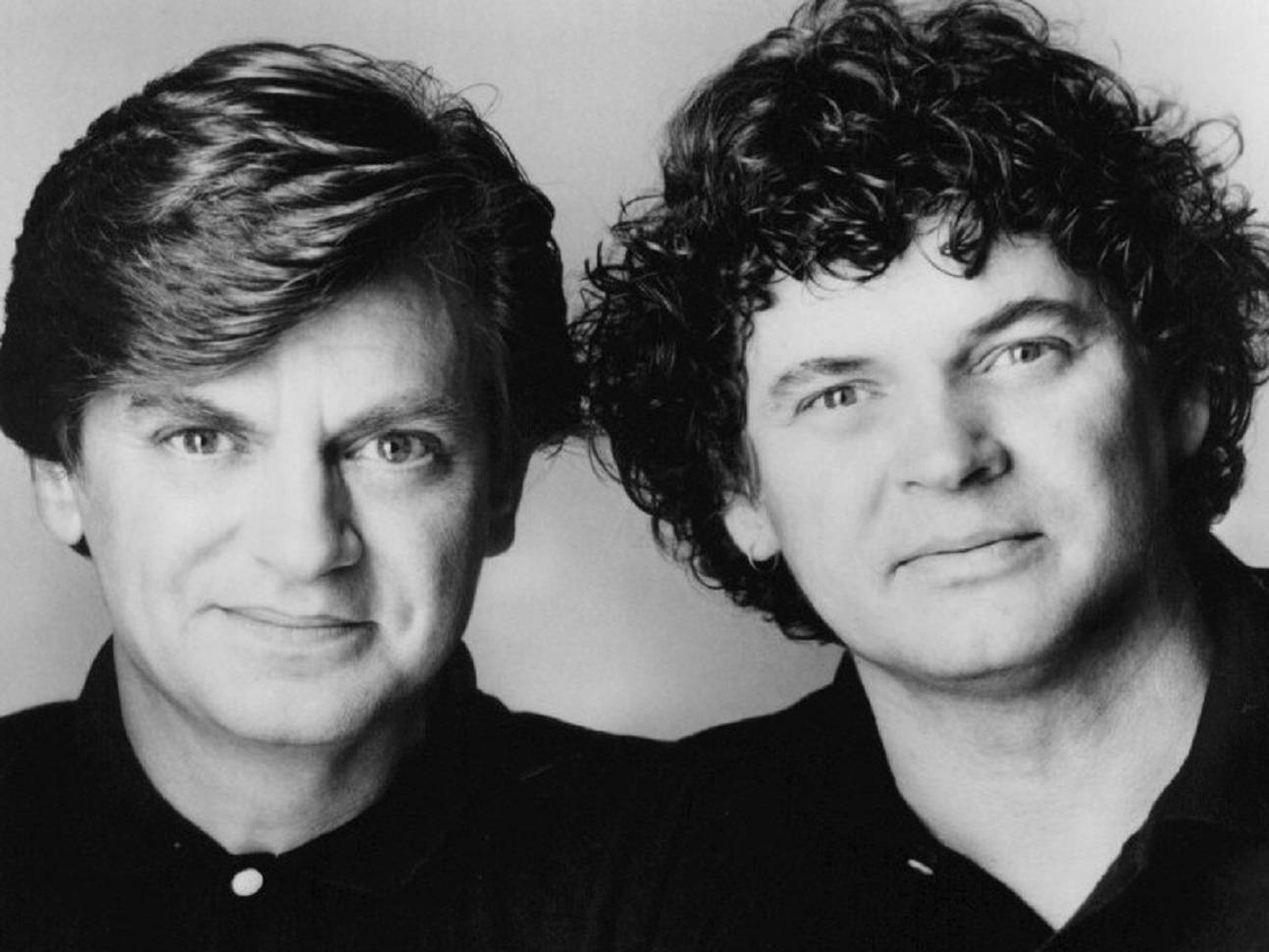 Everly Brothers 1985 Born Yesterday Album Back Cover Background