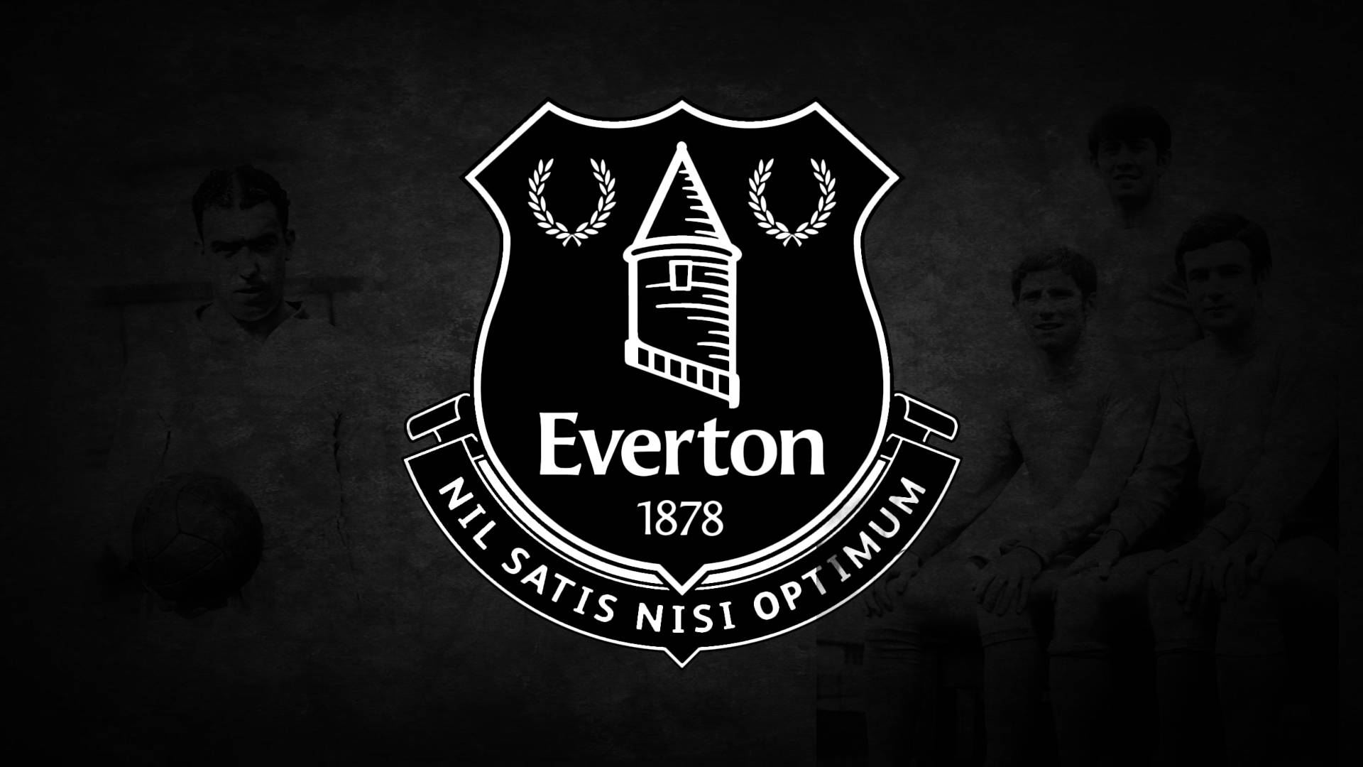 Everton F.c Black Logo Background