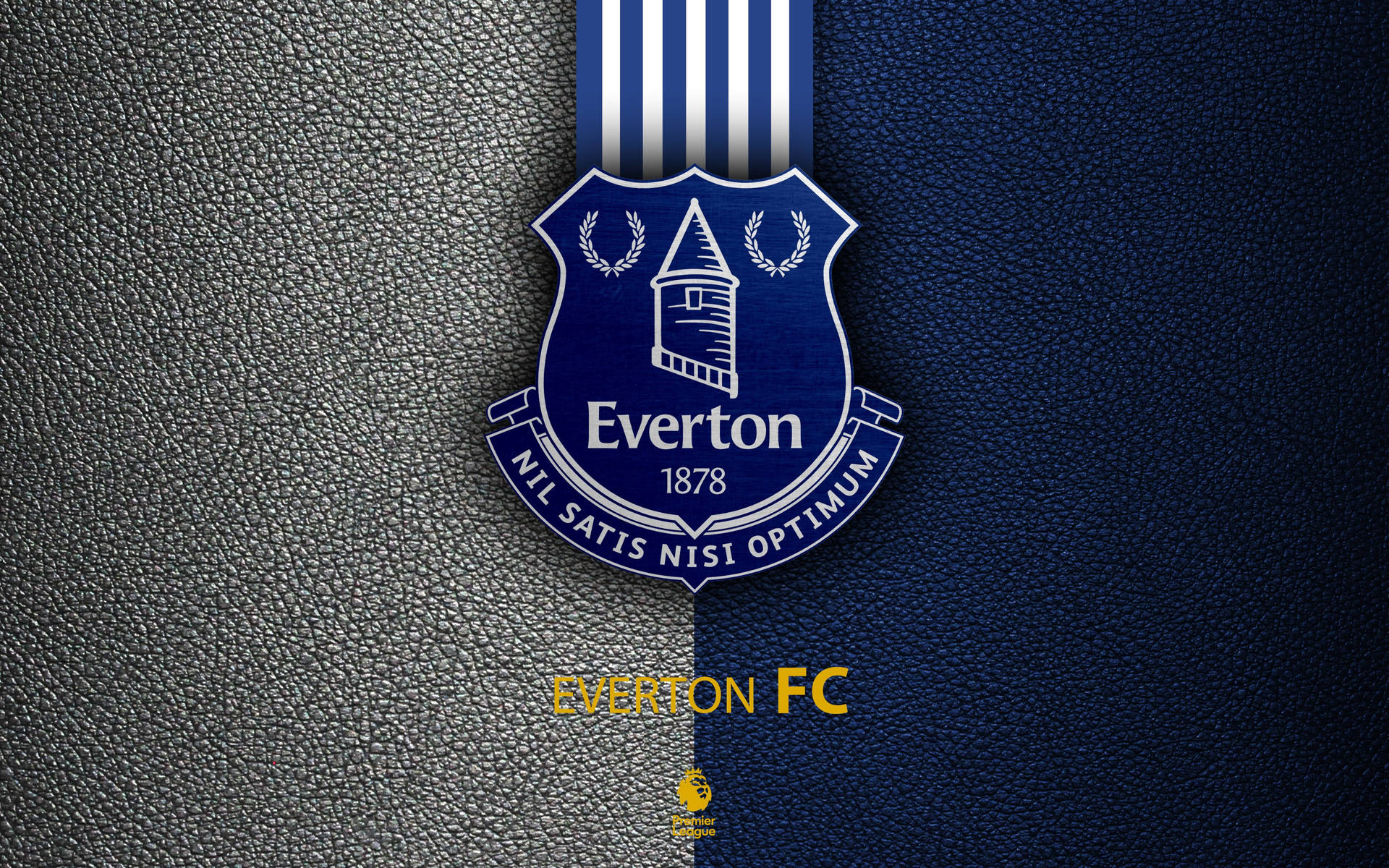 Everton F.c. Grey And Black Background