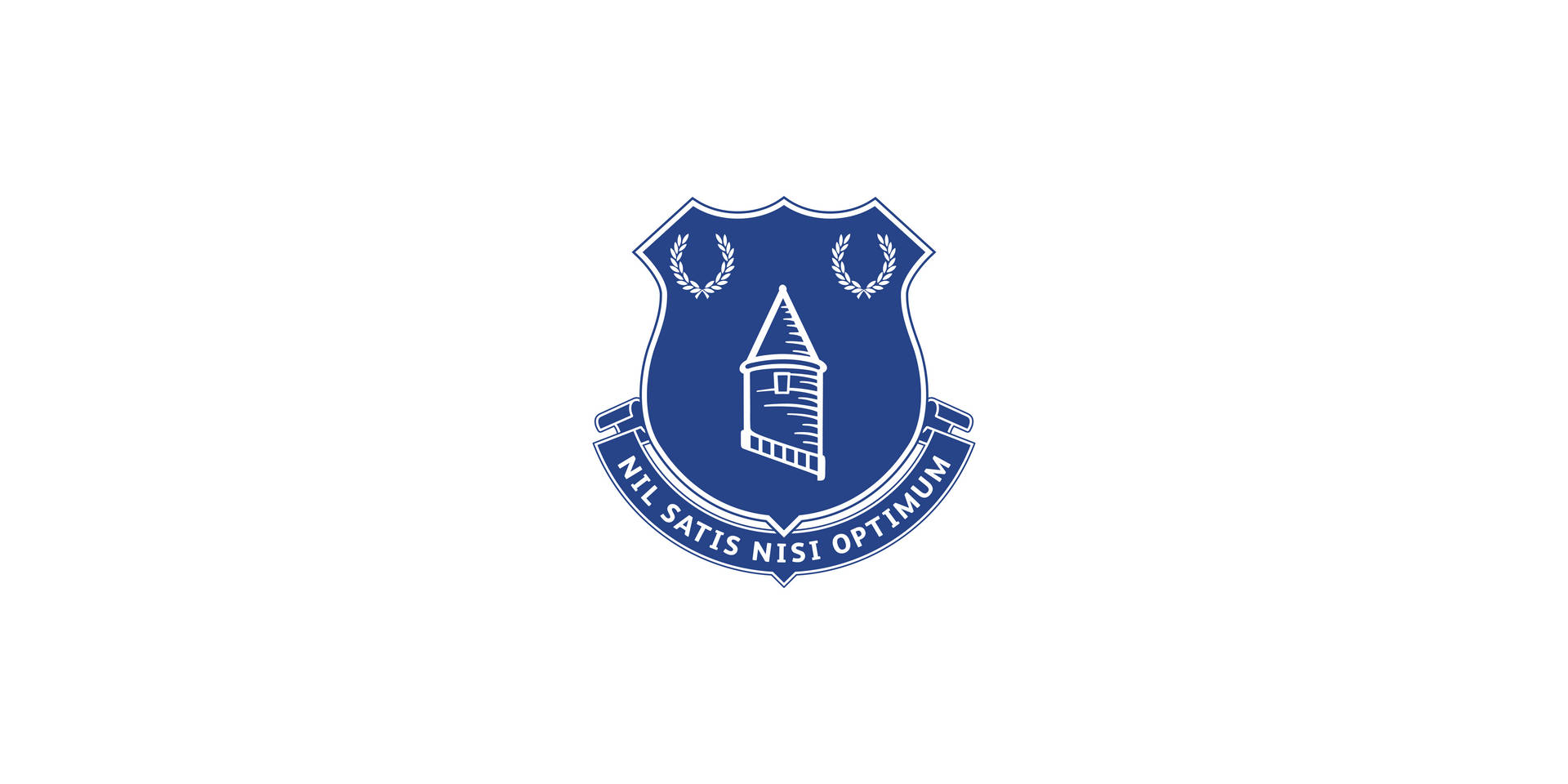 Everton F.c Minimalist Blue Logo Background